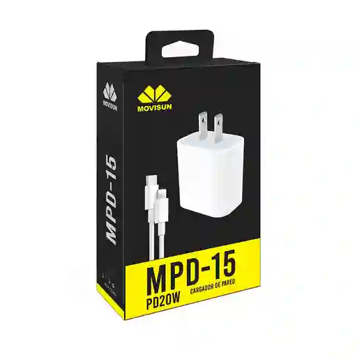Cargador Tipo C A Iphone Movisun Mpd-15