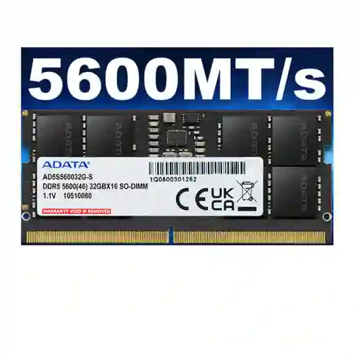 Memoria Adata Ram Portatil Ddr5 8gb Bus 5600