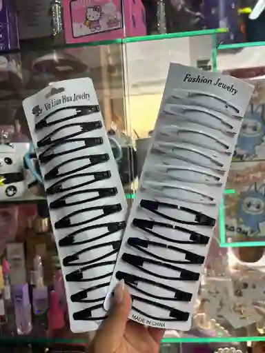 Set X2 Hebillas Grandes Para El Cabello Resistentes De Metal