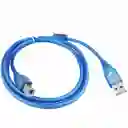 Cable De Impresora Usb 2.0 Blindado De 1.5 Metros
