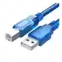 Cable De Impresora Usb 2.0 Blindado De 3 Metros