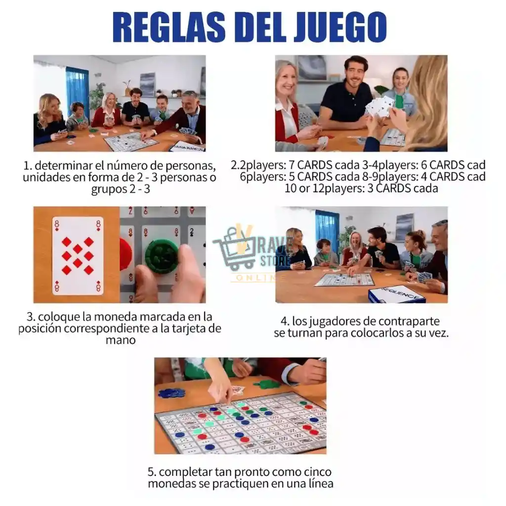 Sequence Classic Juego Clasico De Mesa
