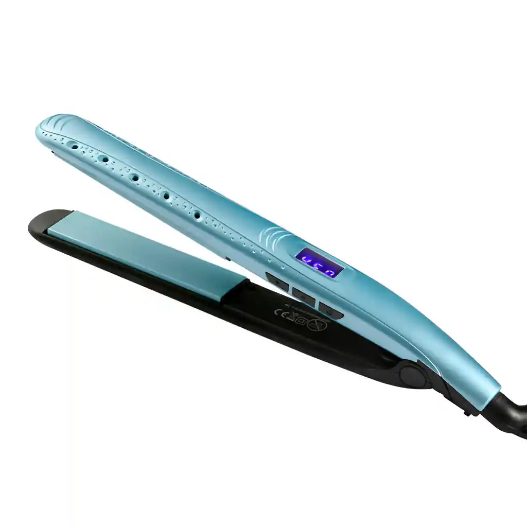 Plancha Para Cabello Ceramica Termica Delgada Led Wa-2136