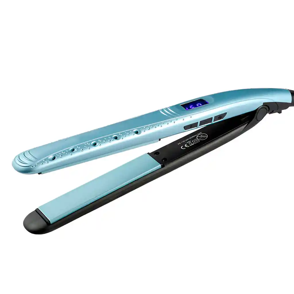 Plancha Para Cabello Ceramica Termica Delgada Led Wa-2136