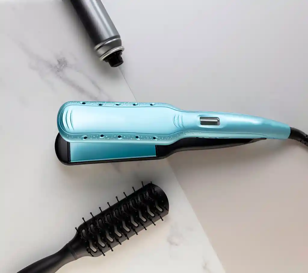 Plancha Para Cabello Ceramica Termica Ancho Led Wa-2136