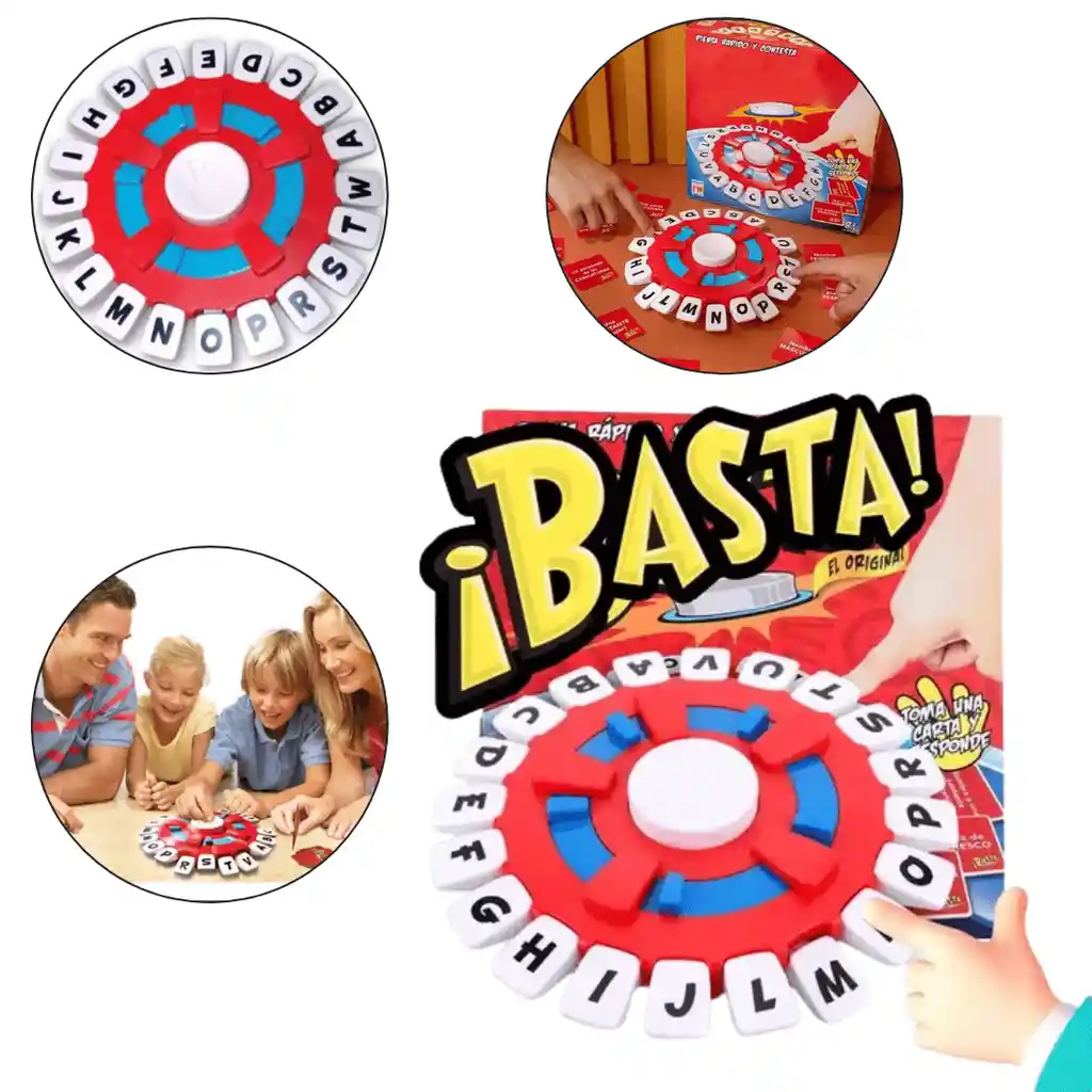 Madeshow Divertido Juego De Mesa Basta Piensa Rapido El Original Familiar