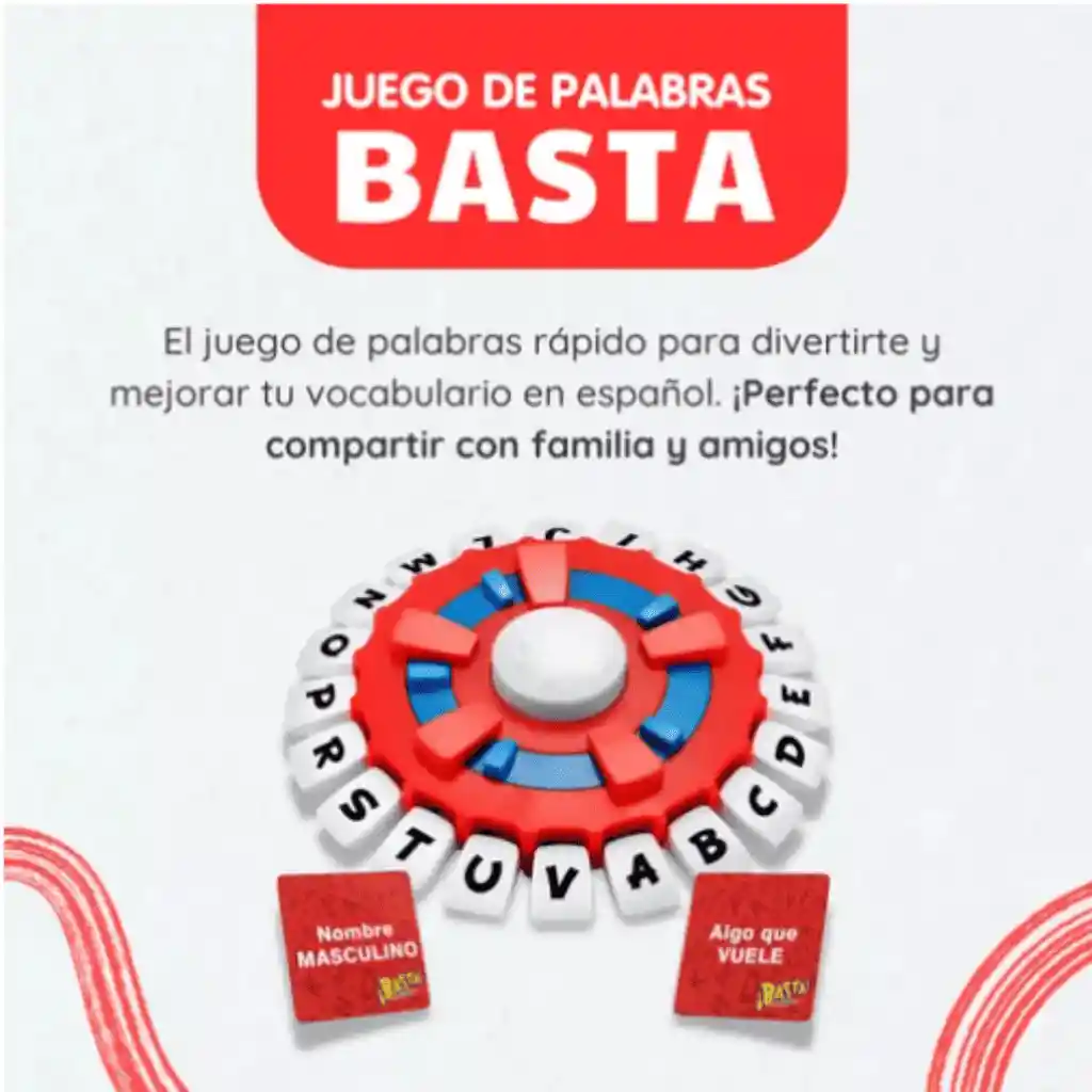 Madeshow Divertido Juego De Mesa Basta Piensa Rapido El Original Familiar