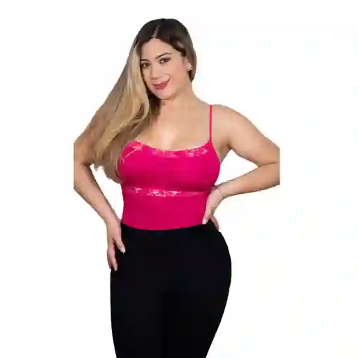 5021-blusa Moldeadora Esqueleto Control Abdominal Color: Fucsia Talla: Unica