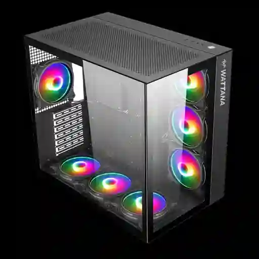 Chasis Wattana Artico Snow Wa-ch3611 + 7 Ventiladores Argb