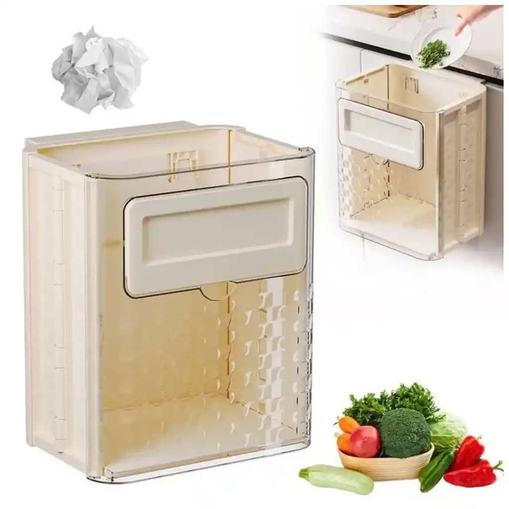 Caneca De Basura Plegable De Lujo