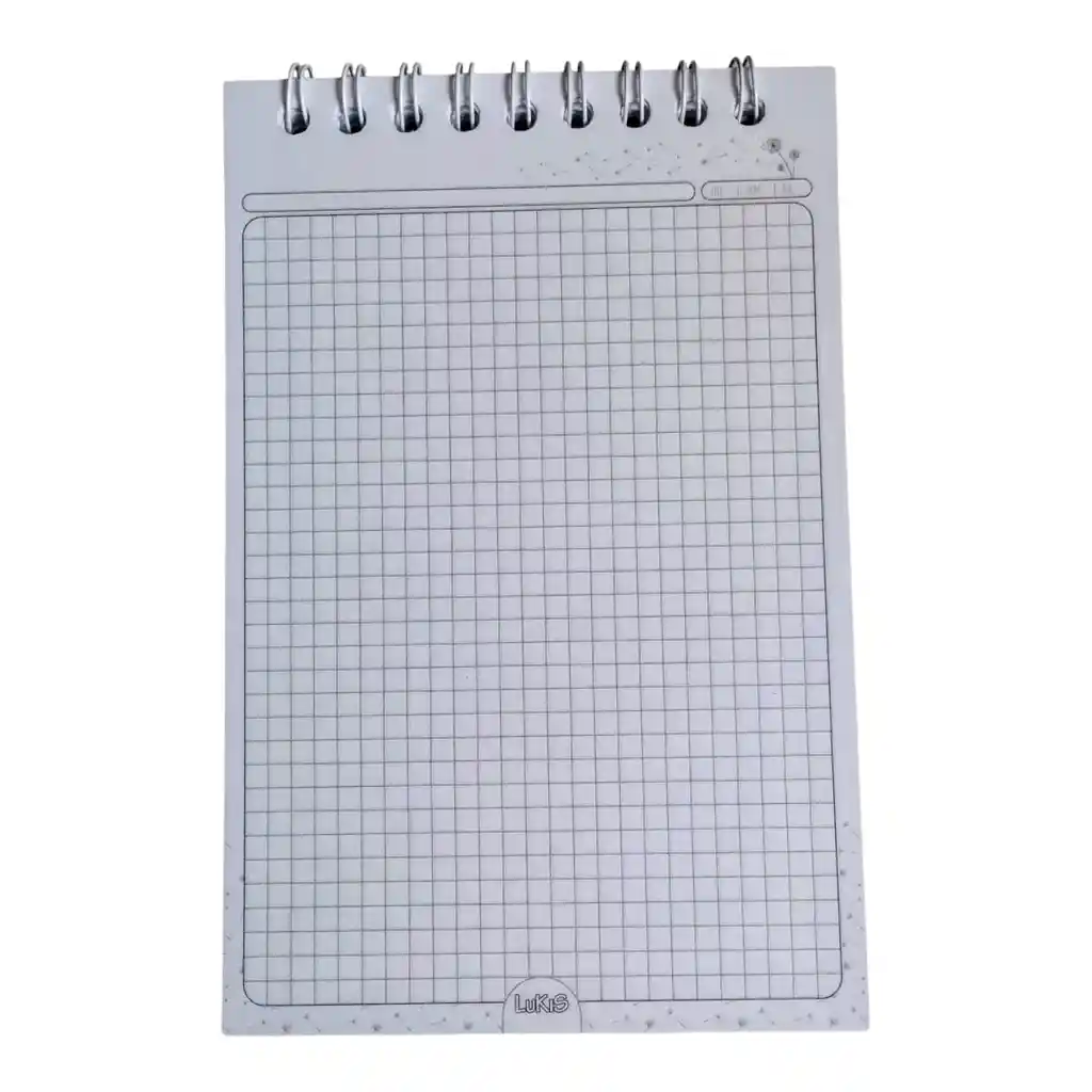 Cuaderno Vertical Lukis Arg Femenino Cuadriculado