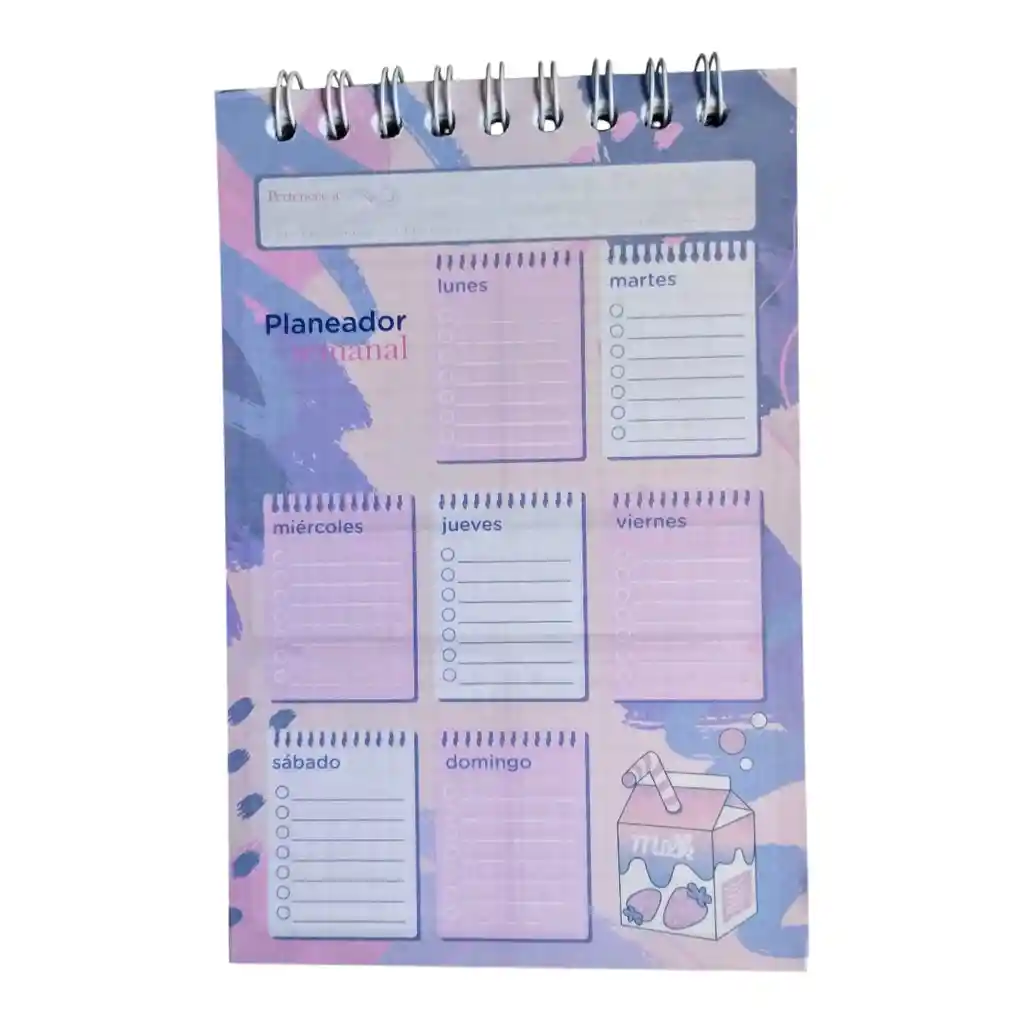 Cuaderno Vertical Lukis Arg Femenino Cuadriculado