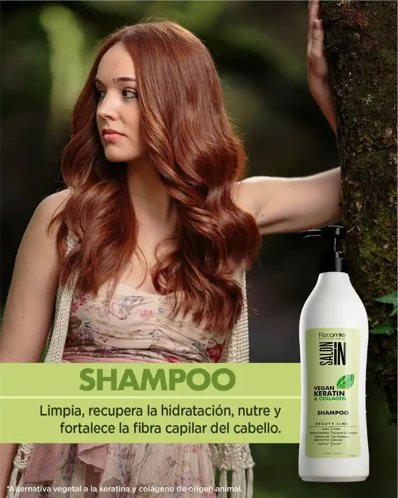 Shampoo Vegan Keratin & Collagen