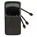 Power Bank Fly 13.000 Mah Carga Rapida A-160 Usb 3 Cables