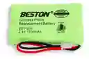Pila Batería Recargable Para Teléfono Inalámbrico Beston 509 – 2.4v 1500mah