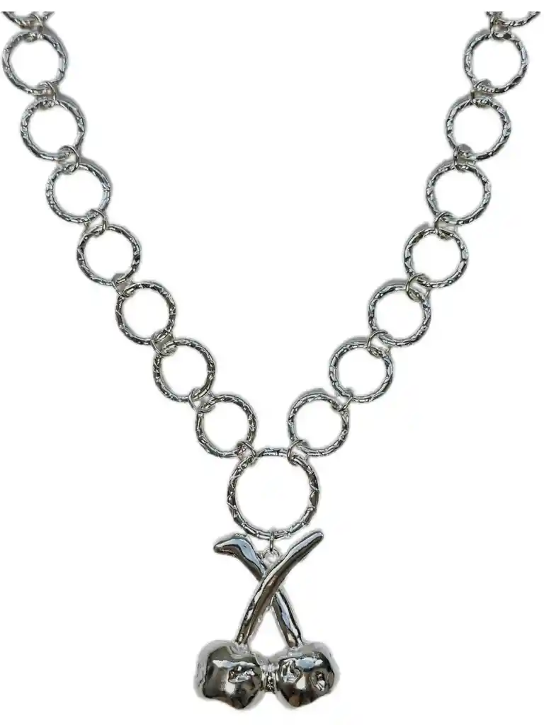 Choker Maxi Cherry Silver
