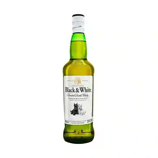 Whisky Black And White Blended