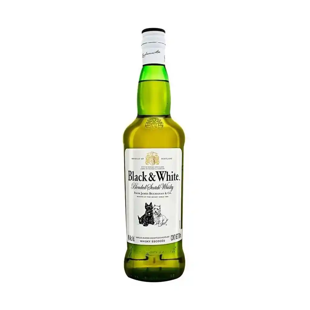Whisky Black And White Blended