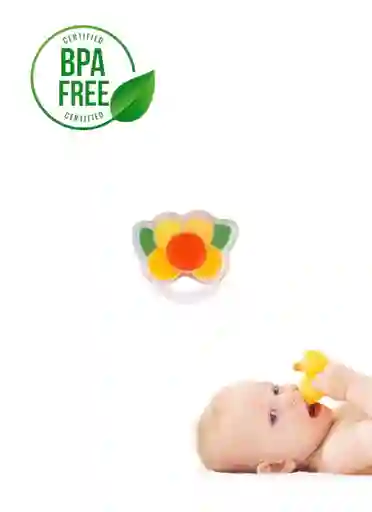 Mordedor Rascaencias Frío De Diseño Para Bebe Flor