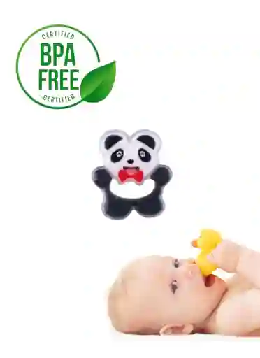 Mordedor Rascaencias Frío De Diseño Para Bebe Panda
