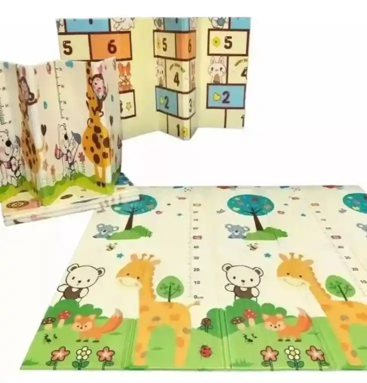 Juguete Tapete Para Bebe Impermeable Plegable Doble Faz Motivos Surtidos