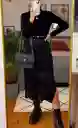 Falda Midi Larga De Lentejuels