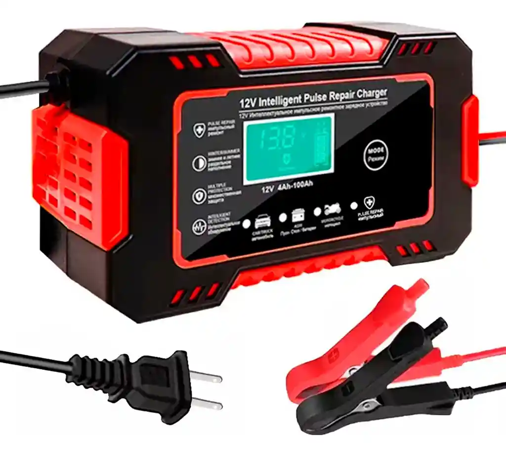 Cargador Reparador De Baterías De 12v Para Carros Y Motos