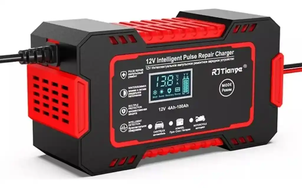 Cargador Reparador De Baterías De 12v Para Carros Y Motos