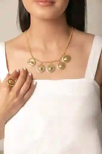 Collar Multicharms Besos