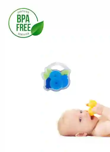 Mordedor Rascaencias Frío De Diseño Para Bebe Azul
