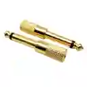 Adaptador Plug 6.3mm Estéreo Macho A Jack 3.5mm Hembra