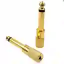 Adaptador Plug 6.3mm Estéreo Macho A Jack 3.5mm Hembra