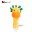 Sonajero Estimulación Sensorial Tipo Maraca Con Rechinador