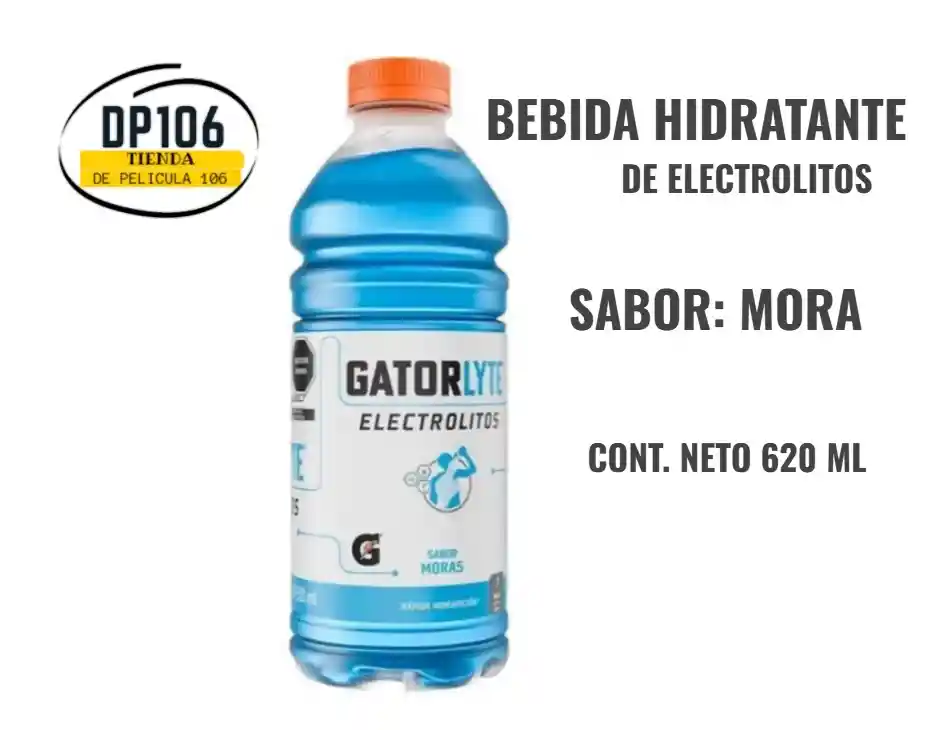Bebida Hidratante Gatorlit Recover Sabor Mora