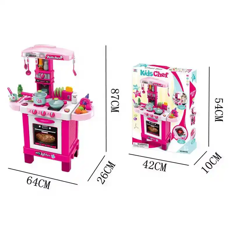 Cocina Para Niña Didáctica My Kitchen Con Accesorios