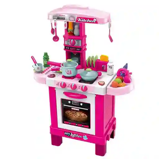 Cocina Para Niña Didáctica My Kitchen Con Accesorios