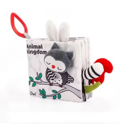 Libro Sensorial De Tela Con Colitas De Estimulación Kigndom