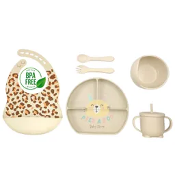 Set De Alimentación Complementaria 6 Piezas Piel