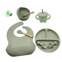 Set De Alimentación Complementaria Con Cubiertos 7 Piezas