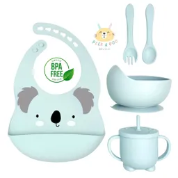 Set De Alimentación Complementaria 5 Piezas Azul