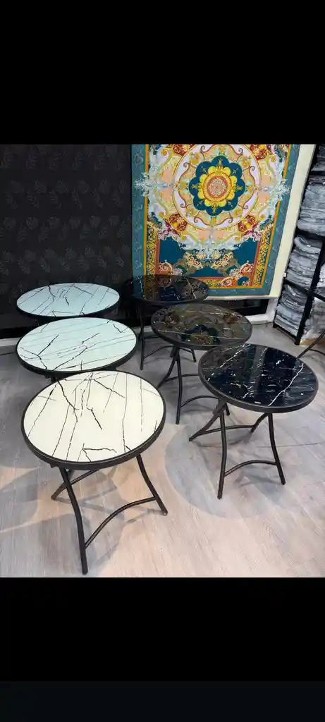 Mesa Plegable Vidrio