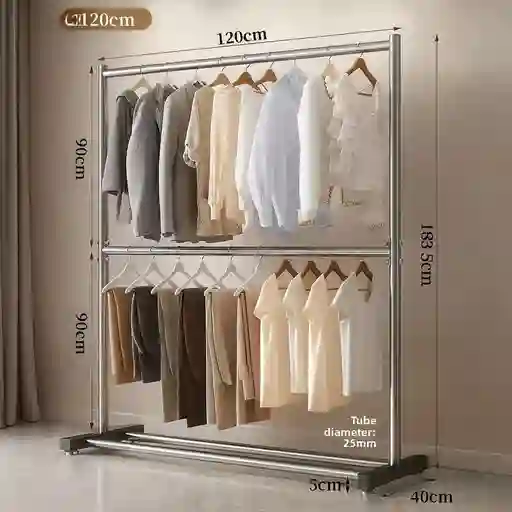 Organizador Metalico De Ropa