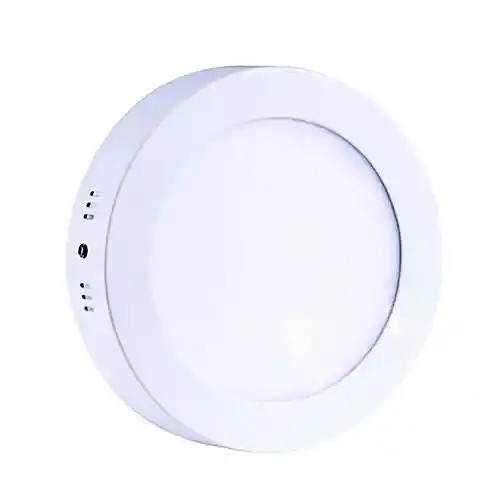 Kit Panel Led Sobreponer Luz Blanca Redondo