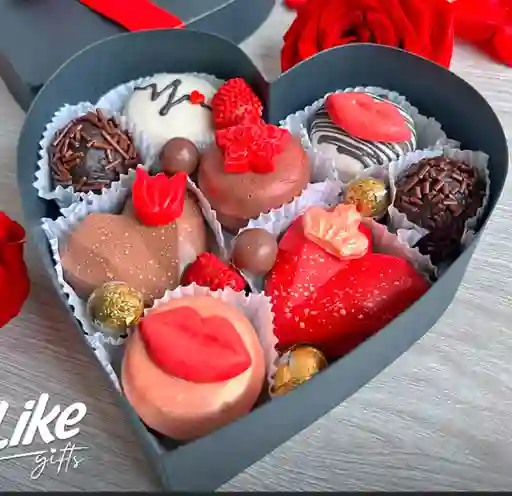 Cofre Corazón – Chocolates Enamorado