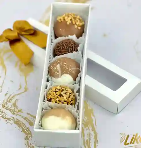 Caja De Alfajores Y Trufas X5 Unds