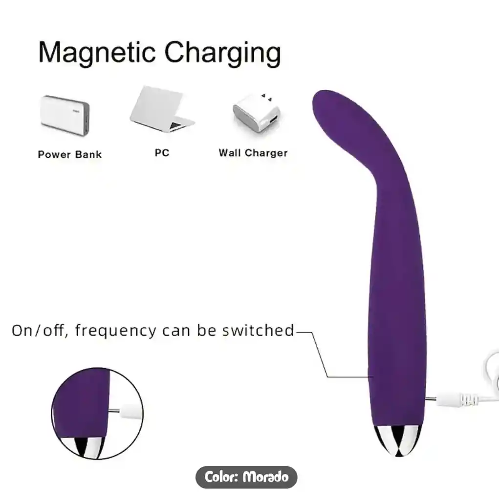 Vibrador Replica Svakom Cici Morado.