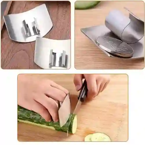 Herramienta De Cocina De Acero Inoxidable, Protector De Dedo