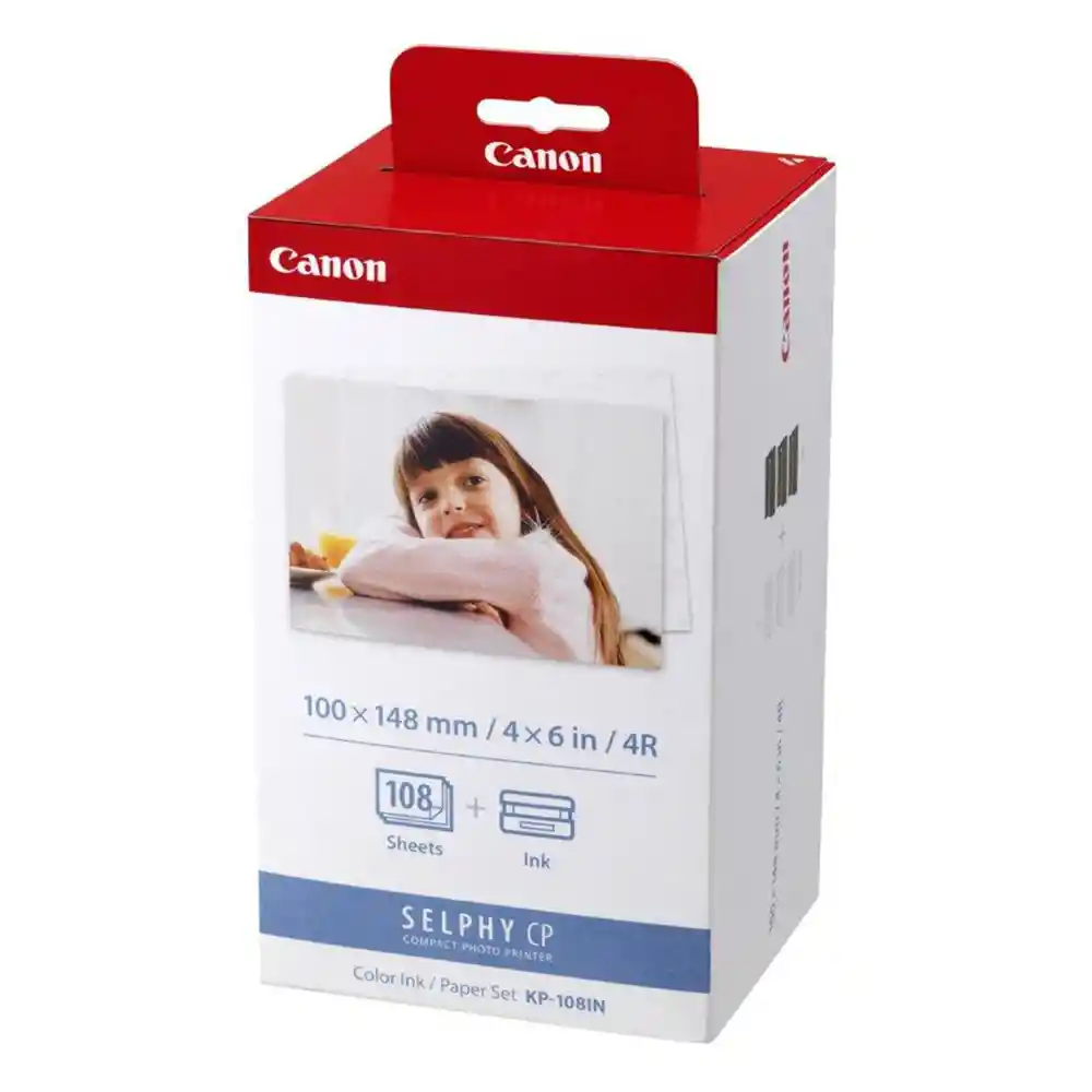 Kit De Papel Fotográfico Canon Kp-108in