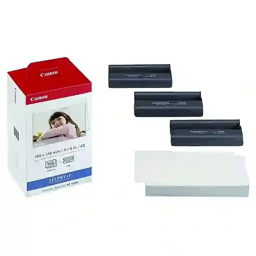 Kit De Papel Fotográfico Canon Kp-108in