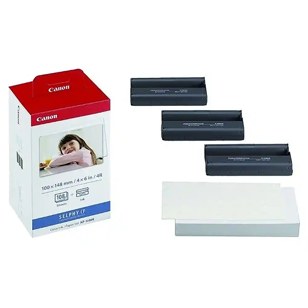 Kit De Papel Fotográfico Canon Kp-108in
